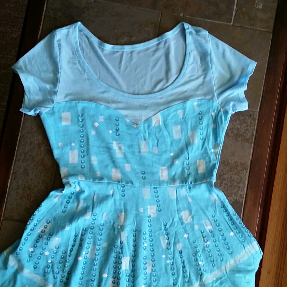 Frozen Elsa Costume Skater Dress